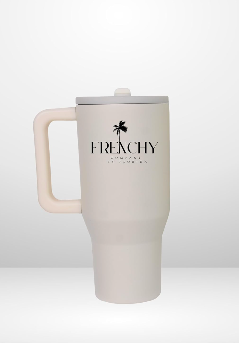 Gourde Mug isotherme Etanche avec Paille rétractable de 887 ml, Froid et Chaud Pendant plusieurs heures - Thermos Lavable au Lave-Vaisselle -...
