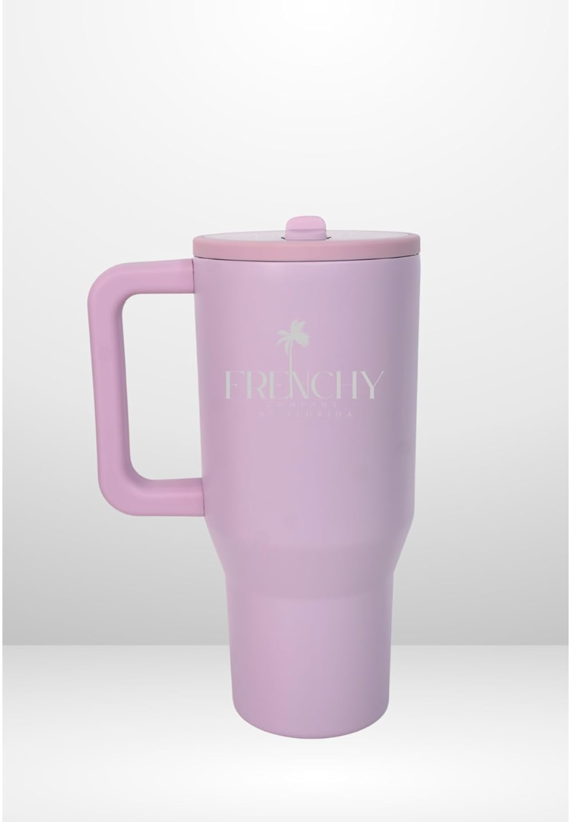 Gourde Mug isotherme Etanche avec Paille rétractable de 887 ml, Froid et Chaud Pendant plusieurs heures - Thermos Lavable au Lave-Vaisselle -...
